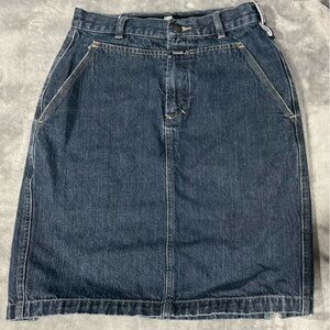 Vintage Marithe Francois Girbaud Dark Denim Skirt